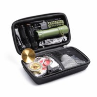 Kit de survie en plein air, kit de survie personnalisé, pour le camping, la randonnée, le meilleur secours, 11 en 1