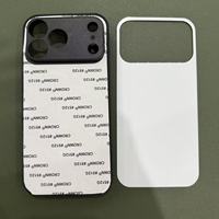 Fundas para Celular Sublimables, de TPU y PC con Revestimiento de Goma Negra, para Personalizar con Sublimación, para iPhone 13, 14, 15, 16, 17e Pro Max