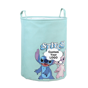 Nuovo disegno all'ingrosso del modello del fumetto giocattolo del bambino del panno del bucato del bambino cesto di stoccaggio con la maniglia - Product Image 6