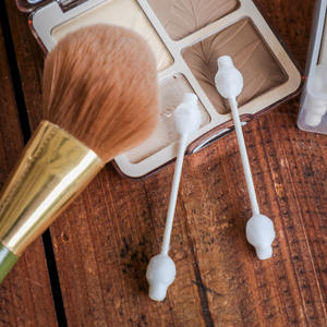 60 pièces utilisées pour le nettoyage et l'entretien quotidiens, tête en <span class=keywords><strong>coton</strong></span> naturel <span class=keywords><strong>sans</strong></span> agent fluorescent, bâtonnets en papier, <span class=keywords><strong>coton</strong></span>-tiges pour bébé - Product Image 3