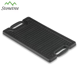 กระทะย่างเหล็กหล่อสองด้านไม่ติดกระทะทอด - Product Image 2