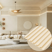 Offre spéciale Revêtement mural intérieur étanche en wpc Panneau mural gaufré Panneau composite en bois plastique