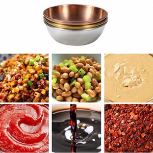 Bol à sauce soja rond en acier inoxydable de haute qualité, idéal pour les sushis, les steaks, les salades et les tomates - Product Image 6