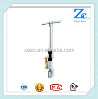 Échantillonneur de sol en T Zeachon C042, certifié ISO, garantie 1 an, marteau de 2,5 kg, mesure de l'humidité et de la température