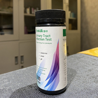Test de pH des leucocytes et des nitrites de haute précision à la maison Bandelettes de test UTI emballées individuellement et plus grandes