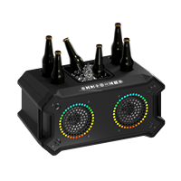 Enceinte Bluetooth portable 140W IPX7 avec lumières RGB, basses profondes, boombox d'extérieur