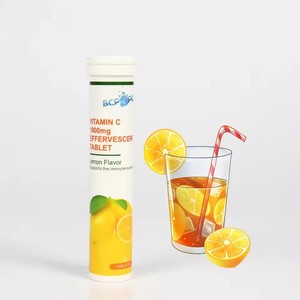 אגלוול OEM מותג פרטי מולטי ויטמינים ויטמין C טבליות תוססות לחיזוק מערכת החיסון טבליות תוססות מולטי ויטמין אורגניות בטעם תפוז - Product Image 5