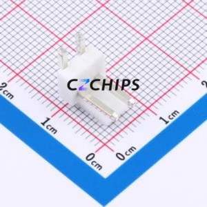 HC-VH-2AW-TW Wire-to-Board Pin Header Bent Lead Through Hole,P=3.96mm Connector 1x2P 3.96mm Right Angle Insert VH - Product Image 1