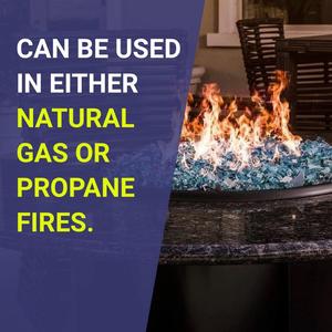 Perle di Vetro Ecologiche di Alta Qualità da 1/2 Pollice per Caminetti a Gas, Bracieri e Paesaggistica Esterna - Product Image 4