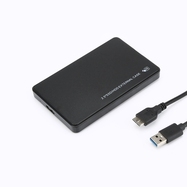 ABS 2.5inch 5GbPS External Small Portable Hard Disk Enclosure Disco Duro Hdd 25 Sata Usb3.0 SATA Ssd Hdd Enclosure With Cable