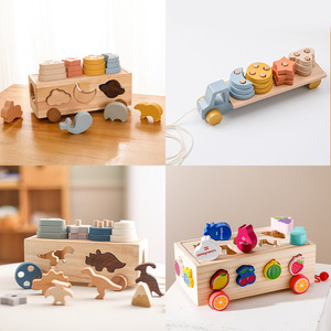 Giocattoli <span class=keywords><strong>Montessori</strong></span> di Alta Qualità, Blocchi di Legno, <span class=keywords><strong>Gioco</strong></span> di Forme e Impilamento, Giocattoli Educativi per Bambini e Bambine - Product Image 5