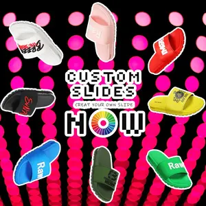 Designer House Slippers Air Bubble Custom Logo Slides Slippers Footwear Elegant House Slippers