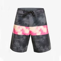 Shorts de bain pour hommes, tie-dye, séchage rapide, extensibles, pour la plage, la natation, le surf, vacances d'été