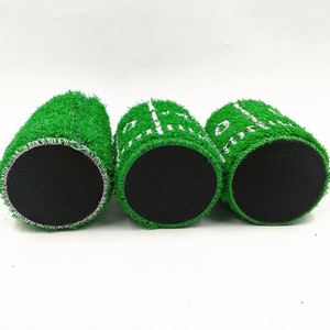 Couvre-gobelet en herbe artificielle personnalisé sur mesure pour promotion, refroidisseur de canette de bière avec logo - Product Image 4