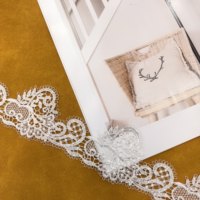 Dentelle à paillettes en polyester brillant de haute qualité, vente en gros d'usine, idéale pour les ingrédients de robes de mariée et les accessoires de bricolage