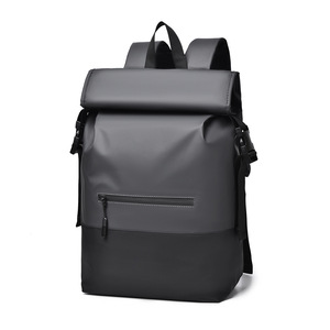 Laptop <b>Backpack</b> Unisex 20L Black Solid Color Computer Interlayer <b>Large</b> Capacity Leisure Travel Commuter Business <b>Backpack</b> - Product Image 4