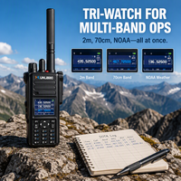 Radio bidirectionnelle XUNLIBAO pour radioamateurs 8608 10W Tri-bande Multi-bandes Clonage à une touche 199 canaux NOAA SOS Double charge pour SOTA POTA