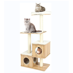 Élégante étagère flottante pour chaton, robuste perchoir <span class=keywords><strong>de</strong></span> fenêtre pour chat, hamac suspendu en bambou écologique, amovible, lavable, mignon, lit et siège pour - Product Image 5