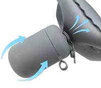 Coussin de siège gonflable portable pour la randonnée, le camping, les pique-niques, la maison et le bureau, avec pompe à pression