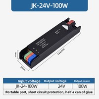 AOMEI Alimentation LED Ultra Mince 24V 400W IP20 SMPS AC DC, Sortie 8A, Efficacité 80%-89%, Tension Constante, Protection Contre les Surcharges pour