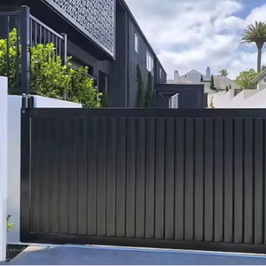 <span class=keywords><strong>Portail</strong></span> <span class=keywords><strong>coulissant</strong></span> électrique en aluminium <span class=keywords><strong>haut</strong></span> <span class=keywords><strong>de</strong></span> <span class=keywords><strong>gamme</strong></span>, à cantilever, avec revêtement en poudre, pour clôture <span class=keywords><strong>de</strong></span> ferme européenne, avec modélisation 3D - Product Image 4