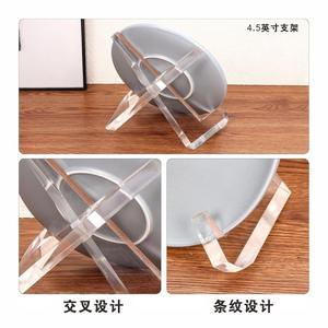 Support d'affichage en acrylique transparent pour assiettes, gâteaux, œuvres d'art, décoration de la maison, léger, haute transparence, horizontal, pour bureau - Product Image 2