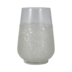Vaso in vetro testurizzato per l'arredamento del soggiorno, decorazione per la casa, vaso per fiori per il bagno, la camera da letto, l'ufficio. - Product Image 2