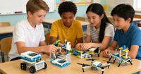Kit de Robótica para Niños de 7 a 12 Años, Herramienta de Aprendizaje STEM para Competir en Torneos Globales de Robótica, Robots de Codificación para Niños
