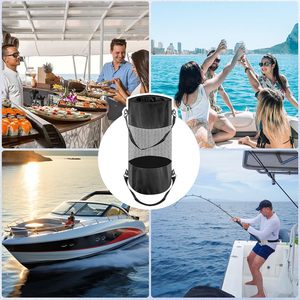 Sac poubelle marin robuste et imperméable, réutilisable, anti-fuite, suspendu, pour bateau, sac de rangement portable pour déchets - Product Image 4