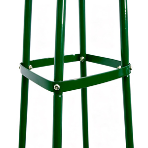 Obélisque <span class=keywords><strong>de</strong></span> jardin triangulaire moderne en acier pour plantes grimpantes - Product Image 4
