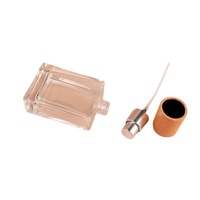 Flacon pulvérisateur portable en verre de 30 ml pour aromathérapie et parfum, capacité personnalisable, diffuseur à bâtonnets, avec bouchon en caoutchouc et tampon filtrant