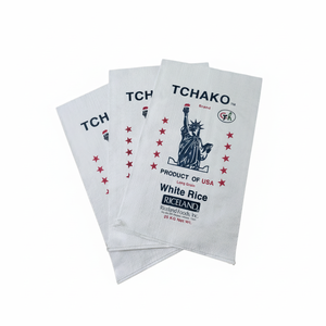 Sachets en plastique PP tissé de haute qualité, 25kg, pour graines, grains de riz et farine, à prix utilisé, livraison gratuite - Product Image 1