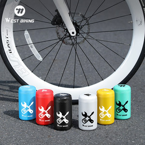 WEST BIKING-Bolsa de almacenamiento para bicicleta de carretera, kit de <span class=keywords><strong>herramientas</strong></span> de reparación de jaula para botella, tienda de cápsulas, <span class=keywords><strong>caja</strong></span> de almacenamiento de <span class=keywords><strong>herramientas</strong></span> para bicicleta - Product Image 6