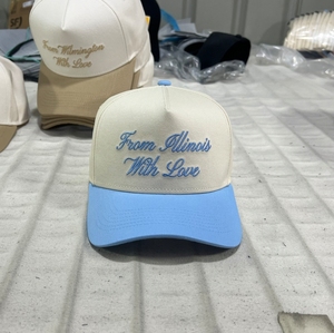 Nueva Gorra Trucker Bordada de 2 Tonos para Adultos, con Logotipo Personalizado, 5 Paneles, Estilo Béisbol, Cierre a Presión - Product Image 3