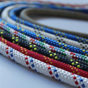 Custom 4mm 5mm 6mm 8mm High Strength Dyneemas Cord Polypropylene Sheath Uhmwpe Core Braid <strong>Rope</strong> For Sail Camping Sports - Product Image 2