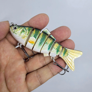 Esca Artificiale Rigida Multi-Articolata <span class=keywords><strong>DN</strong></span> 17.5g 19g 19.5g, Swimbait da Pesca a 6 Sezioni, Esche Rigide Segmentate - Product Image 4