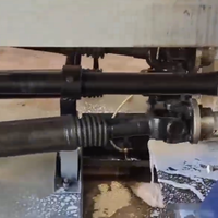 Machine à rouler les fils à haute efficacité pour le traitement des filets des tiges de vis d'échafaudage