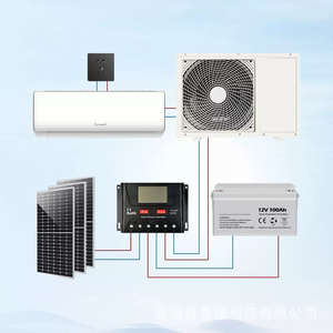Aire Acondicionado Eléctrico Solar para Interiores, de Frecuencia Variable, Ahorro de Energía, Clase A++, 30000 BTU, para Uso en Hoteles y Hogares - Product Image 4