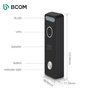 WiFi Video Doorbell Camera With Chime Motion Detection Cloud Storage Service