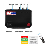 Antenne HDTV extérieure longue portée 150 miles, amplifiée, rotation à 360 degrés avec câble coaxial RG6 pour la réception des chaînes TV VHF et UHF