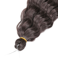22 pouces ariel curl cheveux synthétique vague d'eau profonde cheveux bouclés tressage extensions au crochet torsion cheveux pour les femmes