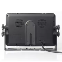 Monitor de Vehículo de Doble Canal Popular con Pantalla LCD, Admite Dos Entradas de Video para Cámara de Reversa y Sistemas de Seguridad en Camiones