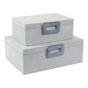 Scatole Decorative in Camoscio con Coperchio, Organizzatore Moderno per Casa, Ufficio e Soggiorno - Product Image 5