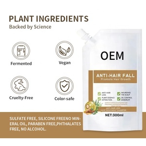 Shampooing <span class=keywords><strong>anti</strong></span>-chute à base de plantes bio vegan pour le traitement de la <span class=keywords><strong>calvitie</strong></span> prévenir la perte de cheveux favoriser la repousse des cheveux shampooing vente en gros - Product Image 3