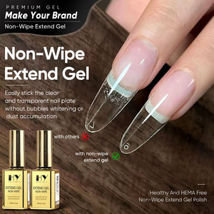 Hanyinails Esmalte de Gel UV Curable Sin HEMA, Sin Limpieza, 15ml, Gel Suave para Extensión de Uñas, Curado en 60s, Brillante y de Larga Duración - Product Image 2