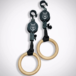 Anillas de Gimnasia para Entrenamiento de Fuerza y Acondicionamiento Físico, Anillas Ajustables con Correas Numeradas, Juego de Anillas para Ejercicios - Product Image 2