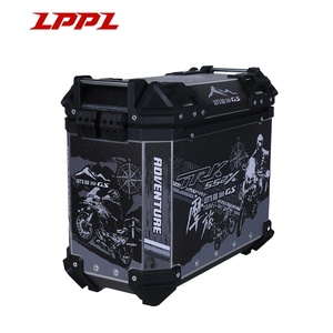 Juego de 3 Maletas Laterales <span class=keywords><strong>Antirrobo</strong></span> de Alta Resistencia <span class=keywords><strong>para</strong></span> Motocicleta, Caja Superior <span class=keywords><strong>para</strong></span> Motocicleta Todoterreno - Product Image 2
