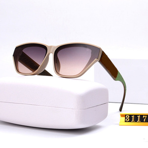 Designer Luxury <b>Square</b> Cat Eye <b>Sunglasses</b> Unisex UV400 PC Frame Lightweight Shades Multi-color Fashion Eyewear for Men Women - Product Image 5