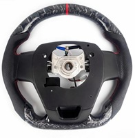 Volant sport en fibre de carbone forgée pour Hilux/Fortuner/Camry/Land Cruiser/Corolla/Hiace/GT86/Mark X/Prado/Supra