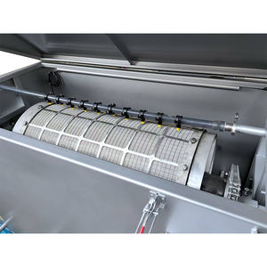 เครื่องกรองแบบดรัมหมุนภายนอกพร้อมมอเตอร์ PLC สำหรับบ่อเลี้ยงปลาคาร์ฟและบ่อเพาะเลี้ยงสัตว์น้ำ กำลังการผลิต 900 ลิตร/ชม. ขายดีจากโรงงาน - Product Image 4